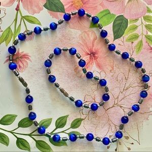 EUC Beaded Necklace + Bracelet Set